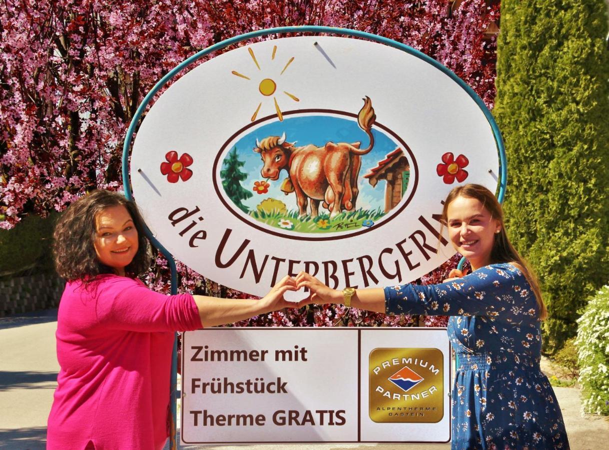 Bauernhofhotel "Die Unterbergerin" - Zimmer Mit Fruehstueck Und Ferienwohnungen In Gastein Mit Gratis Thermeneintritt Dorfgastein Buitenkant foto